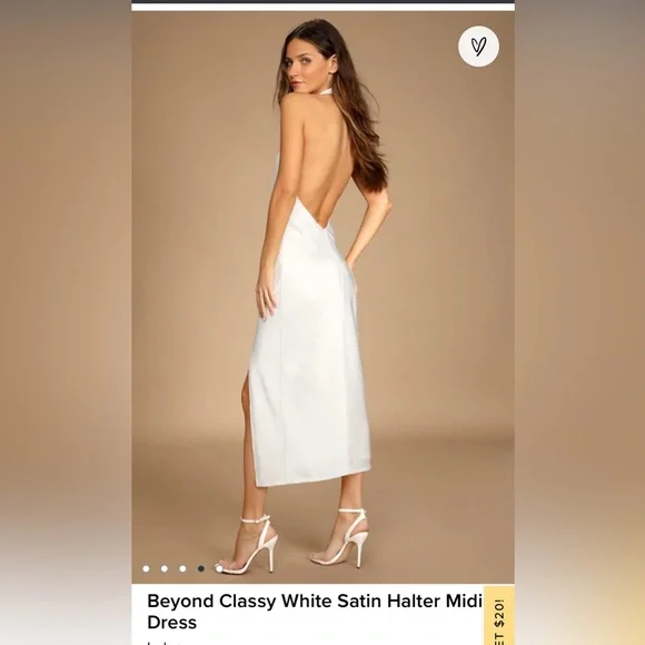 Lulus | Dresses | Never Worn White Satin Dress | Poshmark Lulus | Dresses | Never Worn White Satin Dress | Poshmark